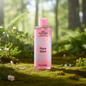 Tonique à l'eau de rose Mamonde Flora Glow 300ml Soin quotidien de la peau Tous types de peau - Product Image 3