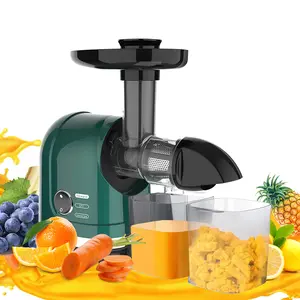 Espremedor de frutas automático, alta qualidade, 200w, liquidificador lento, com poderoso espremedor de suco de laranja, com multifunções