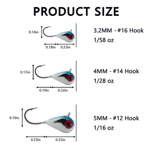 Gabarit <span class=keywords><strong>de</strong></span> glace <span class=keywords><strong>en</strong></span> tungstène <span class=keywords><strong>de</strong></span> haute qualité tête <span class=keywords><strong>de</strong></span> gabarit <span class=keywords><strong>de</strong></span> glace <span class=keywords><strong>en</strong></span> tungstène pêche sur glace gabarit <span class=keywords><strong>de</strong></span> goutte avec crochet pour <span class=keywords><strong>perche</strong></span> - Product Image 5