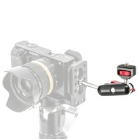 Adaptateur de montage bras magique à réglage laser, pour moniteur d'appareil photo, lumière LED et accessoires d'extension DSLR