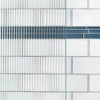 Cabine de douche Verre cannelé Cadre en aluminium Cabine de douche Hot Selling Good Design Porte de douche