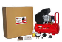 Compresseur d'air portable 50L 8 bars à entraînement direct 2HP, conception intelligente, compatible OEM, prix usine