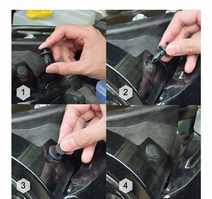 HE01 YILUSHUN Nhựa Trim Clip Xe Bảng Điều Chỉnh Clip Công Cụ Clip 240PCS Nhựa Tự Động Loại Hộp Nhựa Đầy Màu Sắc Cao-Chất Lượng + 1 Surface RT - Product Image 5