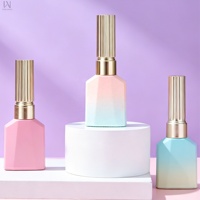 Échantillon Gratuit 2026 Vernis à Ongles Gel OEM/ODM Effet Dégradé Romantique 10ml, Flacons en Verre Vides avec Pinceau et Couvercle
