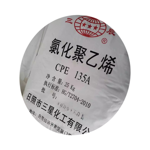 Résine <span class=keywords><strong>CPE</strong></span> 135A de haute qualité, matière première vierge, modificateur d'impact en poudre et <span class=keywords><strong>granulés</strong></span>, à bas prix, pour fibres, accessoires d'outils électriques et moulage - Product Image 1