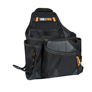 Free Sample Small Tool Belt Pouch with Belt <b>Clip</b> Attachment 9 Pockets Tradesman Tool <b>Bag</b> Pouch with Electrician Tool Holster - Product Image 1