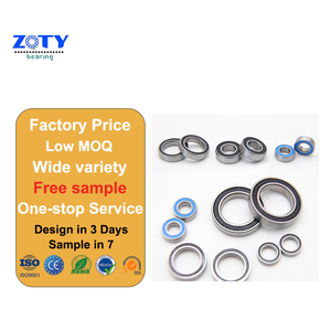 Rodamiento Rígido de Bolas de Acero Inoxidable S625 S626 S688 S698 S607 ZZ <span class=keywords><strong>AISI</strong></span> <span class=keywords><strong>420C</strong></span> Precisión P0 ABEC-5 Certificado de Grado Alimenticio CE - Product Image 1