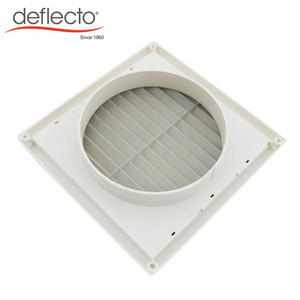 China Factory 4 5 6 8 Inch Square White <strong>Black</strong> PP Louver <strong>Vent</strong> Hood Air Return Cover, Dryer Bathroom Exhaust <strong>Vent</strong> - Product Image 5