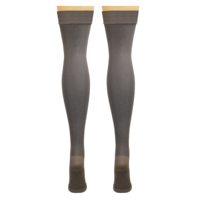 20-30 Mmhg cuisse haute bout ouvert cuisse haute compression médicale bas pour varices femmes gonflement