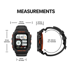 New Zeblaze Aes GPS Thông Minh Đồng Hồ Được Xây Dựng-Trong Alexa & GPS Bt Gọi SmartWatch <span class=keywords><strong>Heart</strong></span> <span class=keywords><strong>Rate</strong></span> Spo2 Tập Thể Dục Theo Dõi Đồng Hồ - Product Image 5