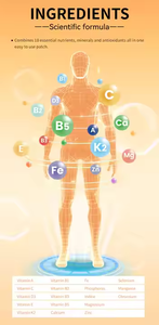 Nouvel Arrivage 2026 : Patch Multivitaminé MQ – Cure de 30 Jours avec 18 Nutriments Essentiels pour le Soulagement du Stress - Product Image 4