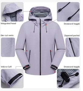 Chaquetas Impermeables de Alta Calidad OEM para Exteriores para Hombre y Mujer, Ropa de Esquí y Montañismo con Mangas para Primavera y Otoño - Product Image 4