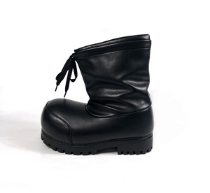 Botas de Nieve de Alta Calidad para Hombre y Mujer, Diseño Casual, Antideslizantes, Duraderas, de Caña Alta, Hechas de Cuero Genuino, Zapatos para Caminar - Product Image 3