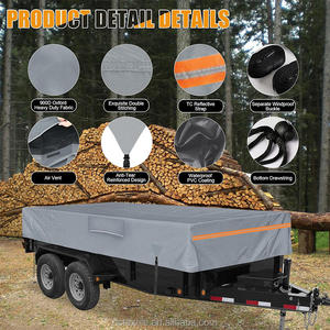 <span class=keywords><strong>Bâche</strong></span> de protection robuste 5*10 600Dtex en Oxford enduit PVC, imperméable, coupe-vent et ignifuge pour <span class=keywords><strong>remorque</strong></span> à benne basculante et utilitaire - Product Image 5