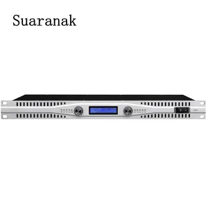 Amplificador de potência de áudio profissional, design atrativo de alta qualidade, 2 canais
