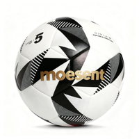 Ballon de football/soccer de taille standard 5 en PU de haute qualité pour l'entraînement sportif et les matchs officiels, vente en gros d'usine