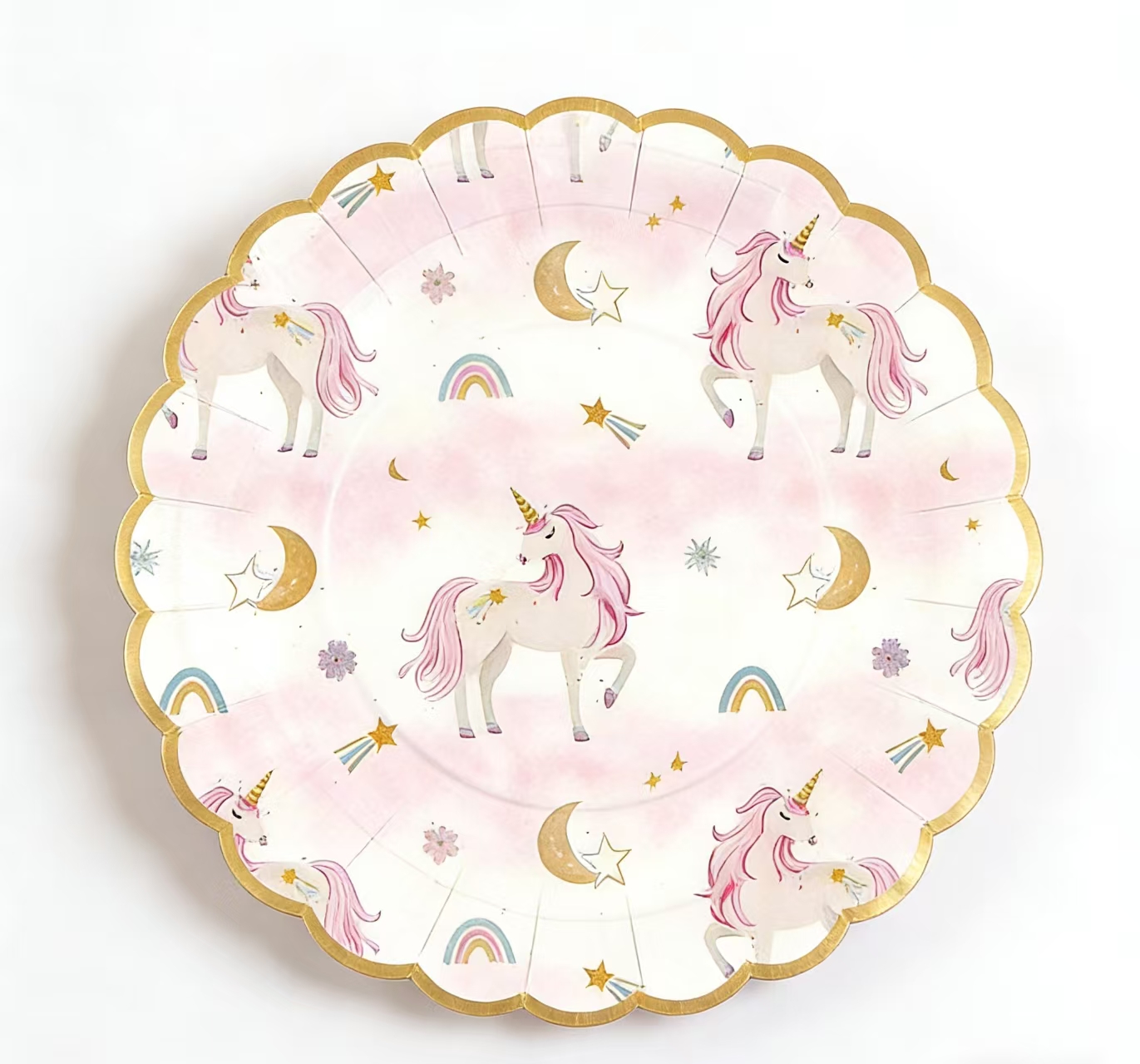 จานกลม 9 นิ้ว * 8 ชิ้น