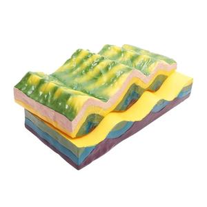 Modelo de Estructura Plegable y Evolución del Terreno, Ayuda Didáctica Geológica Tectónica 3D para la Educación Geográfica - Product Image 3