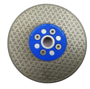 Disco abrasivo diamantato professionale brasato sottovuoto per il taglio di pietra e porcellana - Product Image 2