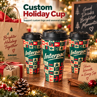 Gobelets à bulles avec couvercles, gobelets en plastique PP avec étiquetage intégré, gobelets jetables pour boissons froides, thé au lait et café glacé