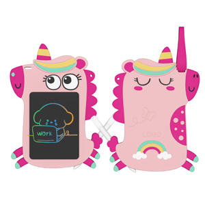 Tavoletta LCD per Bambini con Disegni di Dinosauri, Lavagna Digitale per Disegno, Giocattolo Elettronico per l'Apprendimento e la Scrittura in Viaggio - Product Image 5