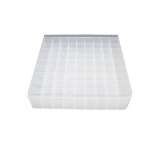 Caja de Almacenamiento Criogénico de 81 Compartimentos, Material PP, Hermética, Apilable, para Muestras Celulares, Laboratorios Biológicos - Product Image 5