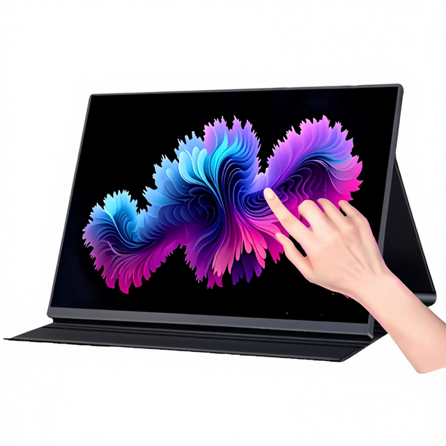 16Inch Display 2.5K Full HD IPS Screen USB C Power Touch Screen Gaming with Type-C for mac Laptop PC Portable Monitor