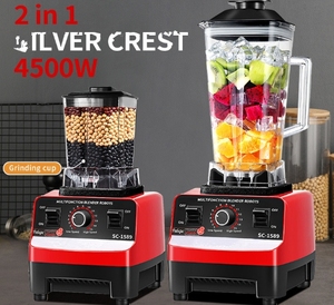 Licuadora de Mesa Multifuncional de Alta Potencia de 1200w, Licuadora Comercial de Alta Calidad para Hielo y Jugos con Jarra de PC de 2L Libre de BPA para Cocina - Product Image 2