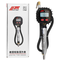 JTC-201 haute précision électronique affichage numérique jauge de pression des pneus ABS gonflage dégonflé métal poignée détecteur voiture vélo