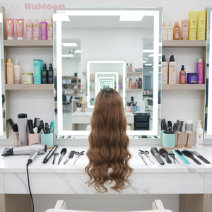 Encontrar Cabello Humano Virgen Brasileño Similar a Loose Deep Wave Natural Long Front, 100% Cabello Humano Transparente para Base Más Oscura - Product Image 2