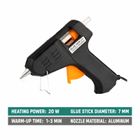 Pistolet à colle chaude électrique 20W 40W 60W 100W avec buse anti-goutte pour l'artisanat, l'emballage et les réparations légères