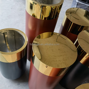 Vase à fleurs sur pied en or moderne <span class=keywords><strong>de</strong></span> luxe, décoration d'intérieur, pots à fleurs décoratifs hauts pour l'<span class=keywords><strong>extérieur</strong></span>, élégant <span class=keywords><strong>pot</strong></span> en métal pour jardin, pour une utilisation en intérieur - Product Image 5