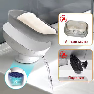 Porta sapone Super <span class=keywords><strong>ventosa</strong></span> con acqua di scarico per bagno porta sapone spugna porta sapone forniture per bagno - Product Image 4