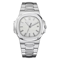Nouvelle montre mécanique assemblée, mouvement mécanique NH35, diamètre 41 mm