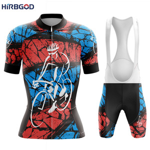 HIRBGOD <span class=keywords><strong>Trajes</strong></span> <span class=keywords><strong>de</strong></span> equitación ciclista y tema <span class=keywords><strong>de</strong></span> <span class=keywords><strong>bicicleta</strong></span> para mujer - Product Image 2