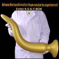 Plug anal à pénétration profonde en silicone souple, dilatateur anal extra-long, jouet sexuel pour masturbation et massage, nouveauté pour adultes