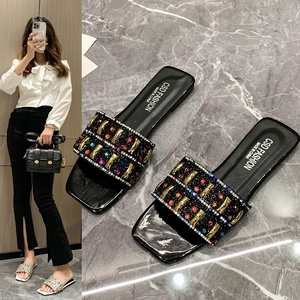 New Arrived High Quality Fashion Women Sandals Luxury Colored Women's Flat Slippers New Arrivals - Product Image 2