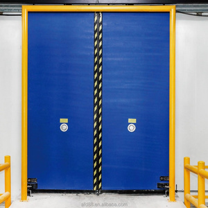 Puerta Rápida Enrollable de PVC con Cierre de Alta Velocidad |   Puerta Automática Industrial de Tela para Almacenes y Logística - Product Image 2