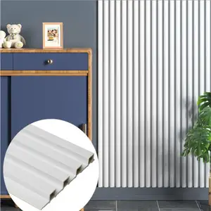 Xiaodan WPC Home Flooring Composto De Madeira De Plástico Decorativo interior fluted grelha wpc painel de parede para casa