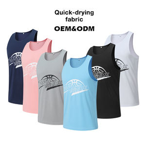 <b>Running</b> Summer Bodybuilding Fitness Singlets Tank <b>Top</b> Gym Clothing Mesh Breathable Sleeveless Shirts - Product Image 4