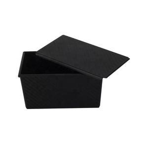 1Lb Capacidad de masa Antiadherente Rectángulo Caja de tostadas plana Pan Pullman Pan con labio - Product Image 4