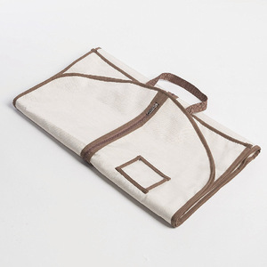 Tout nouveau sac de vêtement en coton imprimé personnalisé <span class=keywords><strong>robe</strong></span> de mariée personnalisée couverture en <span class=keywords><strong>lin</strong></span> anti-poussière couverture de costume réutilisable - Product Image 4