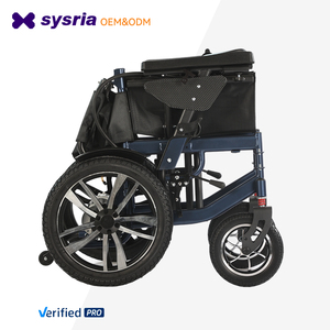 Silla de Ruedas Eléctrica Ligera, Plegable, Motorizada, Portátil, Todoterreno, Reclinable, <span class=keywords><strong>para</strong></span> Subir <span class=keywords><strong>Escaleras</strong></span> - Product Image 6