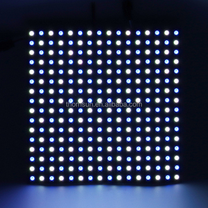 Linh hoạt <span class=keywords><strong>led</strong></span> vuông 16x16 ma trận apa102 5050 <span class=keywords><strong>rgb</strong></span> đầy đủ màu sắc <span class=keywords><strong>led</strong></span> hiển thị 256 điểm ảnh - Product Image 1