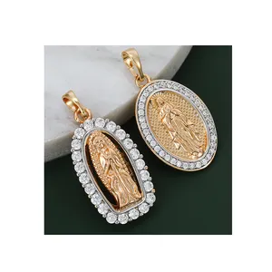 35838 xuping maria religiosa Hot sale religion style 18k golden plated mary pendant without necklace