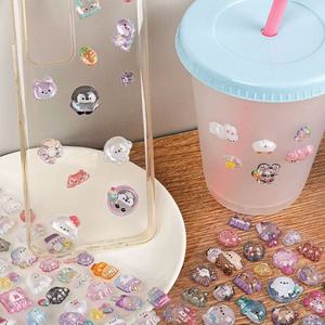 Wholesale Bulk 3D Epoxy Resin <b>Sticker</b> Sheets Custom <b>Waterproof</b> Eco-friendly Reusable Cartoon UV Printed Kiss Cut <b>Stickers</b> - Product Image 2