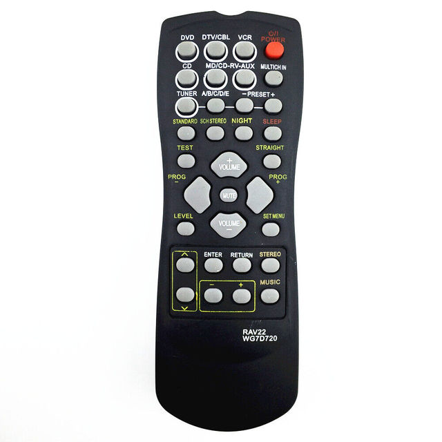 New Prime Universal RAV22 WG70720 Replace Remote Control Use for Yamaha AV Receiver RX-V350 RX-V359 RX-V357