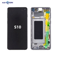 Écran tactile LCD AMOLED de remplacement avec châssis, pour Samsung Galaxy S8 Plus S9 S9 Plus S10 S10e S20 Plus, original, nouveau