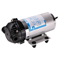 Pompa Booster Diafragma Tekanan Tinggi Self Priming HOP DP-35 12V DC 9.5L/mnt 35PSI untuk Sistem RO, RV, dan Penyemprotan Pertanian
