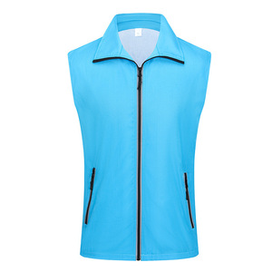 Gilet de sécurité réfléchissant vert fluorescent unisexe, en matériau fin, pour l'automne - Product Image 2